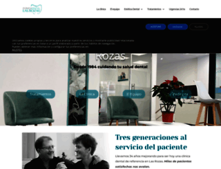 clinicadentallasrozas.com screenshot