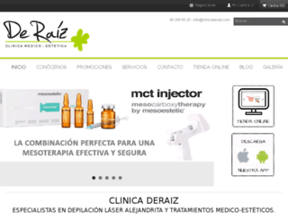 clinicaderaiz.com screenshot
