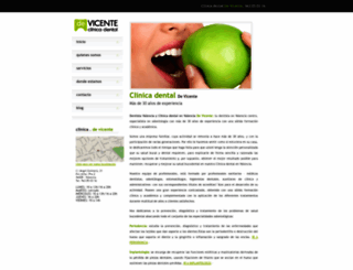 clinicadevicente.com screenshot