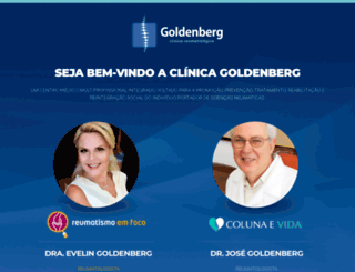clinicagoldenberg.com.br screenshot