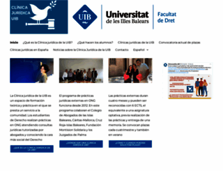 clinicajuridica.uib.es screenshot