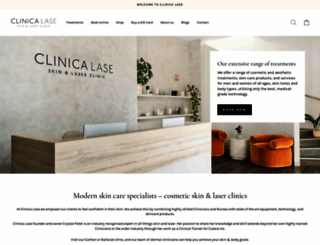 clinicalase.com.au screenshot