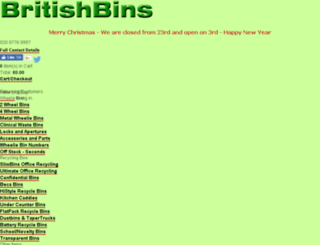 clinicalbins.co.uk screenshot