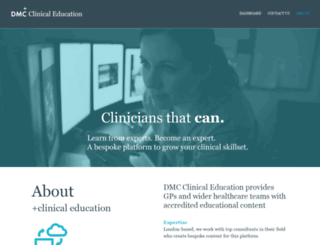 clinicaleducation.co.uk screenshot
