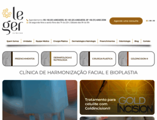 clinicaleger.com.br screenshot