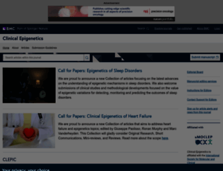 clinicalepigeneticsjournal.biomedcentral.com screenshot