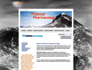 clinicalpharmacology.com screenshot