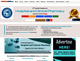 clinicalpharmacy.pharmaceuticalconferences.com screenshot