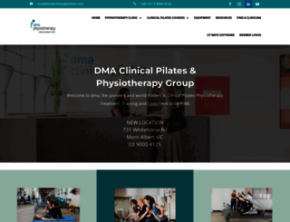 clinicalpilates.com screenshot