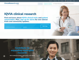 clinicalresearch.com screenshot