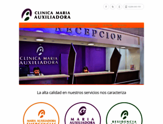 clinicamauxiliadora.com.ar screenshot