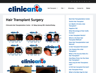 clinicante.com screenshot