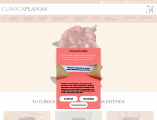 clinicaplanas.com screenshot