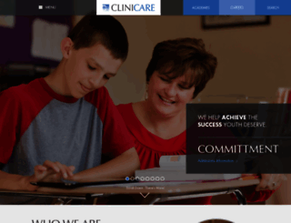 clinicarecorp.com screenshot