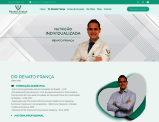 clinicarenatofranca.com.br screenshot