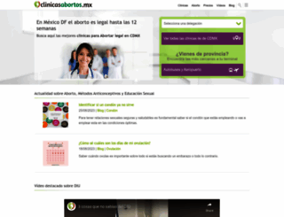 clinicasabortos.mx screenshot