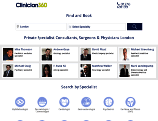 clinician360.co.uk screenshot