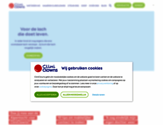 cliniclowns.nl screenshot