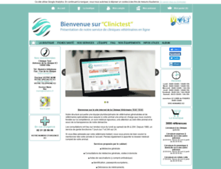 clinictest.myvvs.fr screenshot