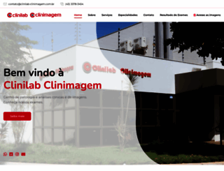 clinilab-clinimagem.com.br screenshot