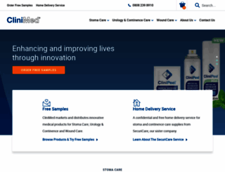 clinimed.co.uk screenshot