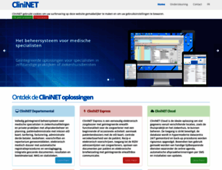 clininet.be screenshot