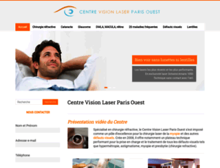clinique-vision-laser-paris-ouest.fr screenshot