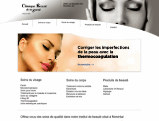 cliniquebeaute.com screenshot