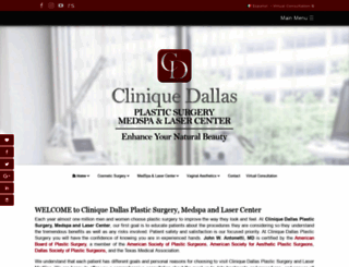cliniquedallas.com screenshot