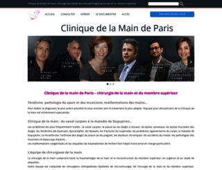 cliniquedelamain.com screenshot