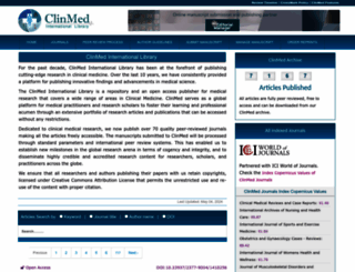 clinmedjournals.org screenshot