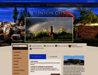 clintoncity.net screenshot