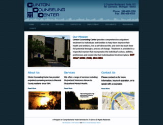clintoncounseling.org screenshot