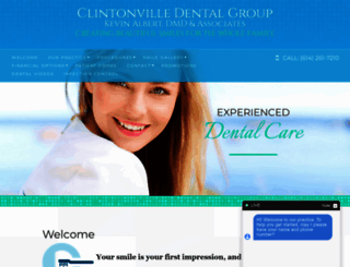 clintonvilledentalgroup.com screenshot