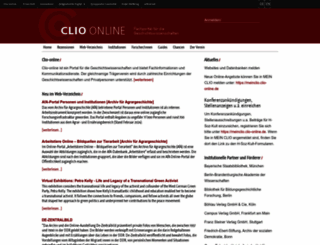 clio-online.de screenshot