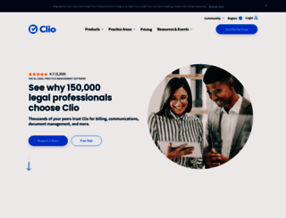clio.com screenshot