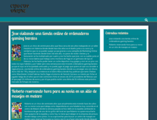 cliocup-online.es screenshot