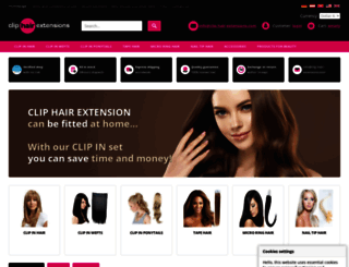clip-hair-extensions.com screenshot