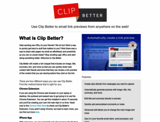clipbetter.com screenshot