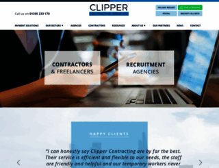 clippercontracting.co.uk screenshot