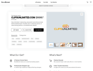 clipsunlimited.com screenshot