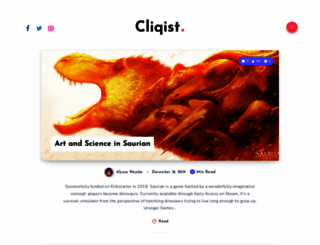 cliqist.com screenshot