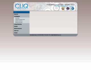 cliqmediagroup.com screenshot