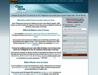 cliquecorse.com screenshot