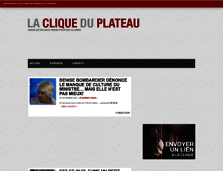 cliqueduplateau.com screenshot