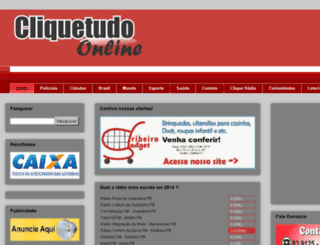 cliquetudoonline.blogspot.com.br screenshot