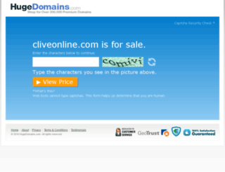 cliveonline.com screenshot