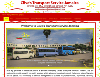 clivestransportservicejamaica.com screenshot
