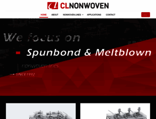clnonwoven.com screenshot