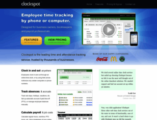 clockapp.com screenshot